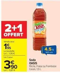 Carrefour Market Oasis Ice Tea offre