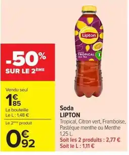 Carrefour Market Lipton Tropical Ice Tea offre