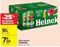 Carrefour Market Heineken Bière blonde offre