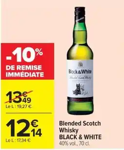 Carrefour Market Black&White Blended Scotch Whisky offre