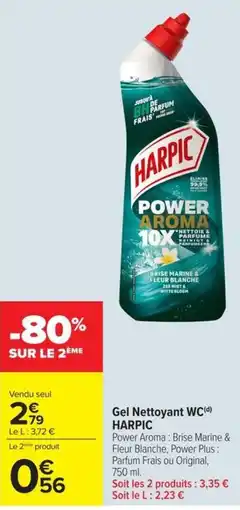 Carrefour Market HARPIC Gel Nettoyant WC offre