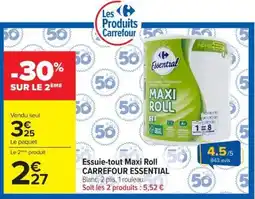 Carrefour Market Essential Essuie-tout Maxi Roll offre