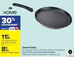 Carrefour Market HOME crêpière offre