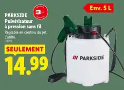 Lidl PARKSIDE Pulvérisateur à pression sans fil offre
