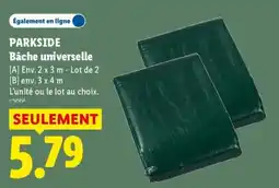 Lidl PARKSIDE Bâche universelle offre