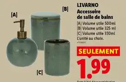Lidl LIVARNO Accessoire de salle de bains offre