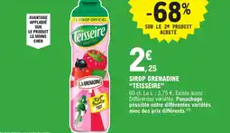 E.Leclerc Teisseire sirop grenadine offre