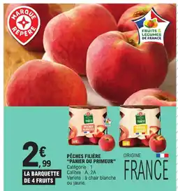 E.Leclerc Pêches filière 'panier du primeur' offre