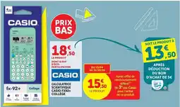 Super U Casio - calculatrice scentifique fx92+ college offre