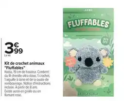 Carrefour Facile - kit de crochet animaux offre