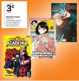 Carrefour Ki-oon - opération manga offre