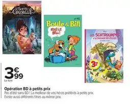 Carrefour Gremillet - opération bd à petits prix offre