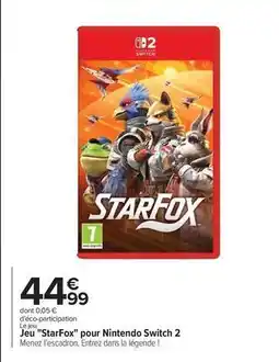 Carrefour Switch - jeu séraf pour nintendo 2 offre