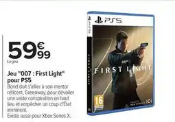 Carrefour Sony - jeu 007: first light pour ps5 offre