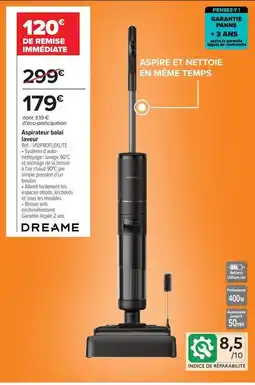 Carrefour Dreame - aspirateur balai offre
