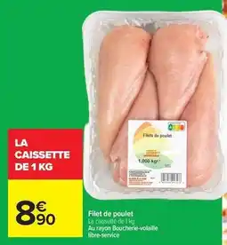 Carrefour Filet de poulet offre