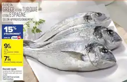 Carrefour Carrefour - daurade royale offre