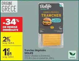 Carrefour Fini - tranches végétales offre