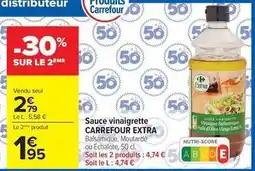 Carrefour Carrefour - sauce vinaigrette extra offre