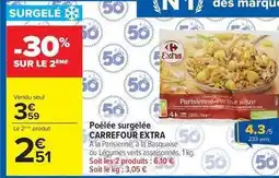Carrefour Carrefour - poêlée surgelée offre