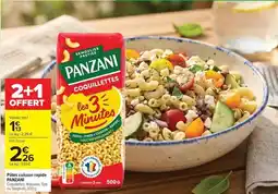 Carrefour Panzani - pâtes cuissant magicie offre