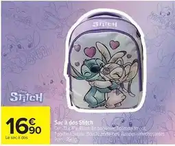 Carrefour Market Stitch - sac à dos stich offre