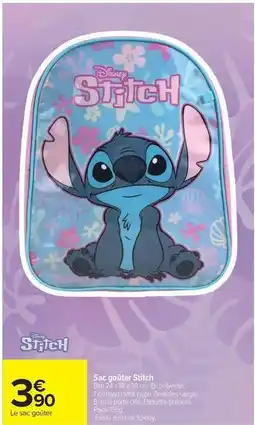 Carrefour Market Disney - sac à goûter stitch offre