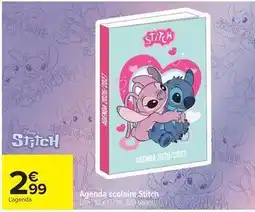 Carrefour Market Stitch - agenda scolaire offre