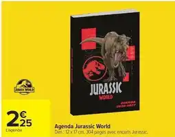 Carrefour Market Dim - agenda judrassic world offre