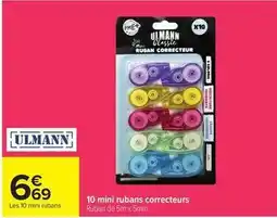 Carrefour Market 10 mini rubans correcteurs offre