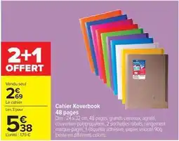 Carrefour Market Dim - cahier koverbook offre