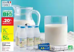 Carrefour Market Carrefour - lait u.h.t. demi-écrémé offre