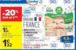 Carrefour Market Carrefour - allumettes classic' offre