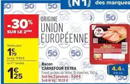 Carrefour Market Carrefour - bacon extra offre