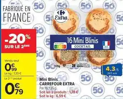 Carrefour Market Carrefour - mini blinis extra offre