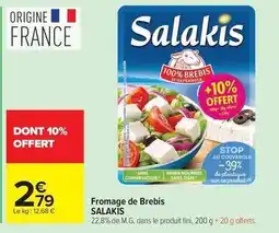 Carrefour Market Salakis - fromage de brebis offre