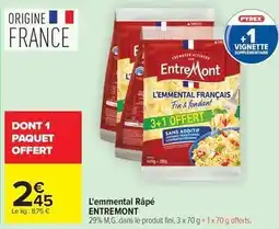 Carrefour Market Entremont - l'emmental rape offre