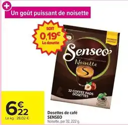 Carrefour Market Senseo - dosettes de café offre