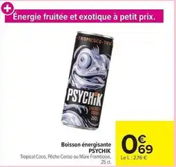 Carrefour Market Boisson énergisante offre