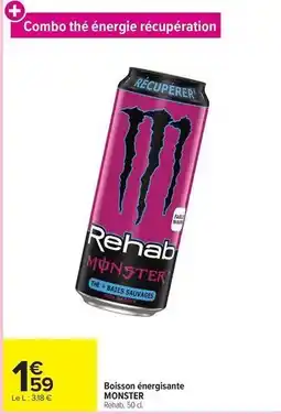 Carrefour Market Monster - boisson énergisante offre