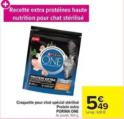 Carrefour Market Purina - croquette pour chat spécial stérilisé protein extra offre
