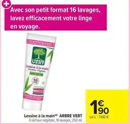 Carrefour Market L'arbre vert - lessive à la main offre