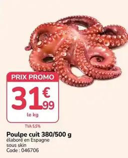 Promocash Poulpe cuit offre