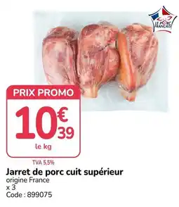 Promocash Le Porc Français Jarret de porc cuit supérieur offre