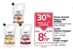 Promocash de FABRIQUE Coulis Abricot mangue offre