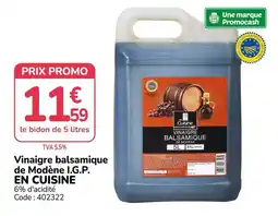 Promocash EN CUISINE Vinaigre balsamique de Modène offre