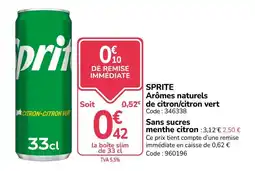 Promocash Sprite offre