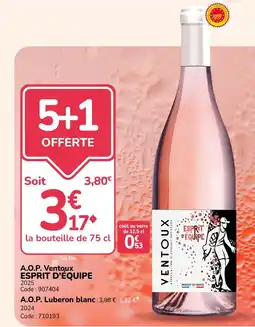 Promocash VENTOUX ESPRIT D'ÉQUIPE offre