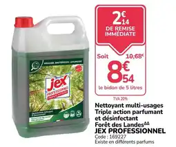 Promocash JEX PROFESSIONNEL offre