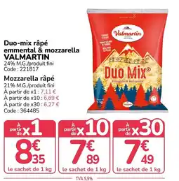 Promocash Valmartin Duo Mix offre